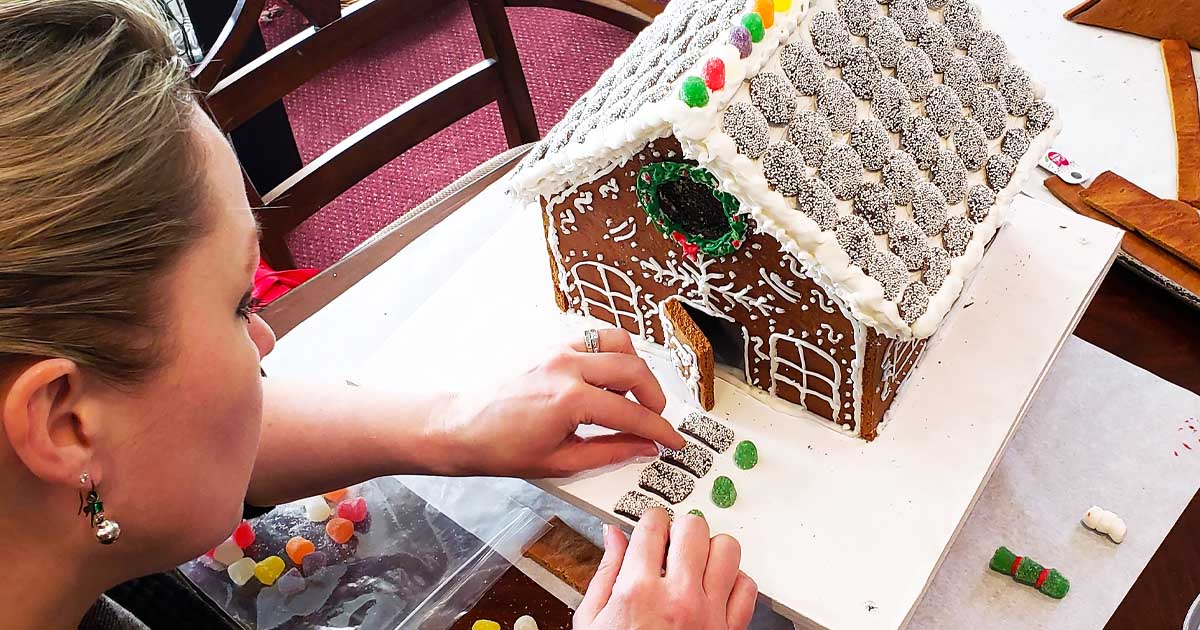 Christmas Gingerbread House - New England Innkeeper - Charlene M. Taubert