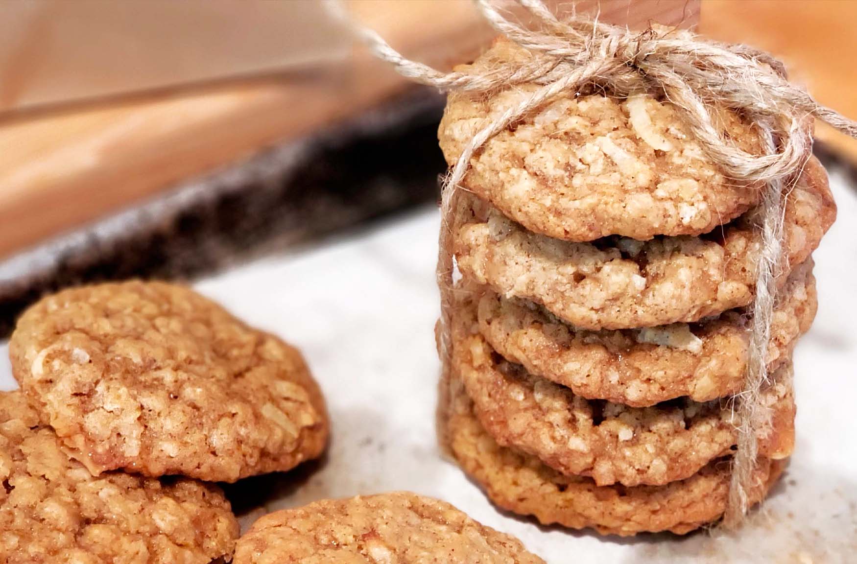 Coconut Toffee Oatmeal Cookies Recipe by New England Innkeeper