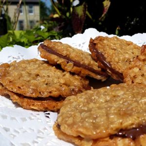 Duomo Dark Chocolate Florentine Lace Cookies Recipe