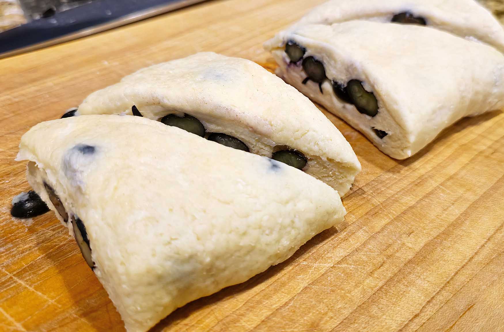 Cut Scone dough