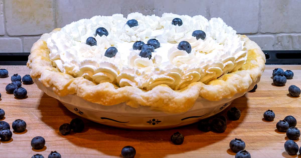 Recipe Publick House Sturbridge, MA Blueberry Cream Pie by New England Innkeeper