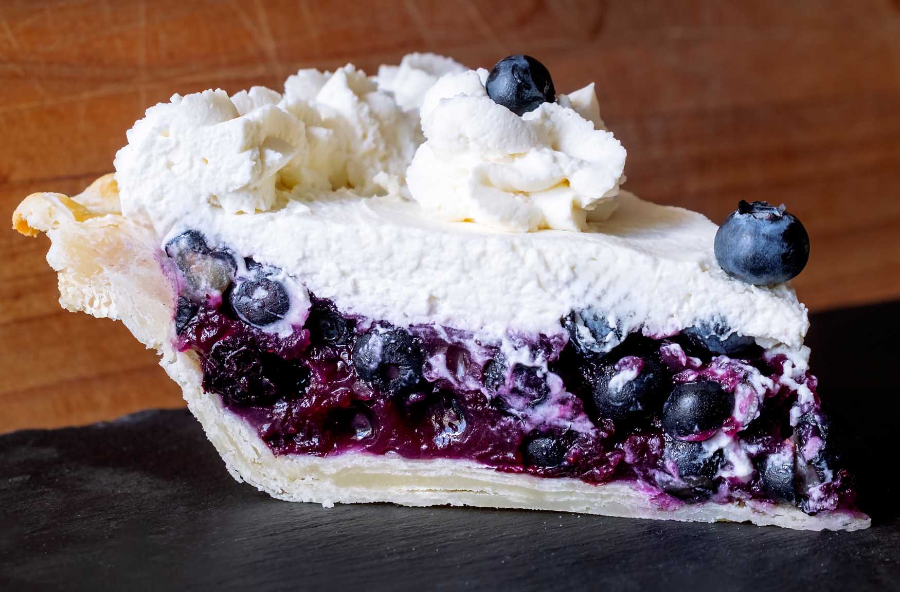 RECIPE: Publick House Sturbridge, MA Fresh Blueberry Cream Pie