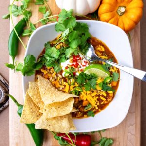 Recipe: Smoky Pumpkin Tequila Chili with Ground Turkey - Fall Comfort Food