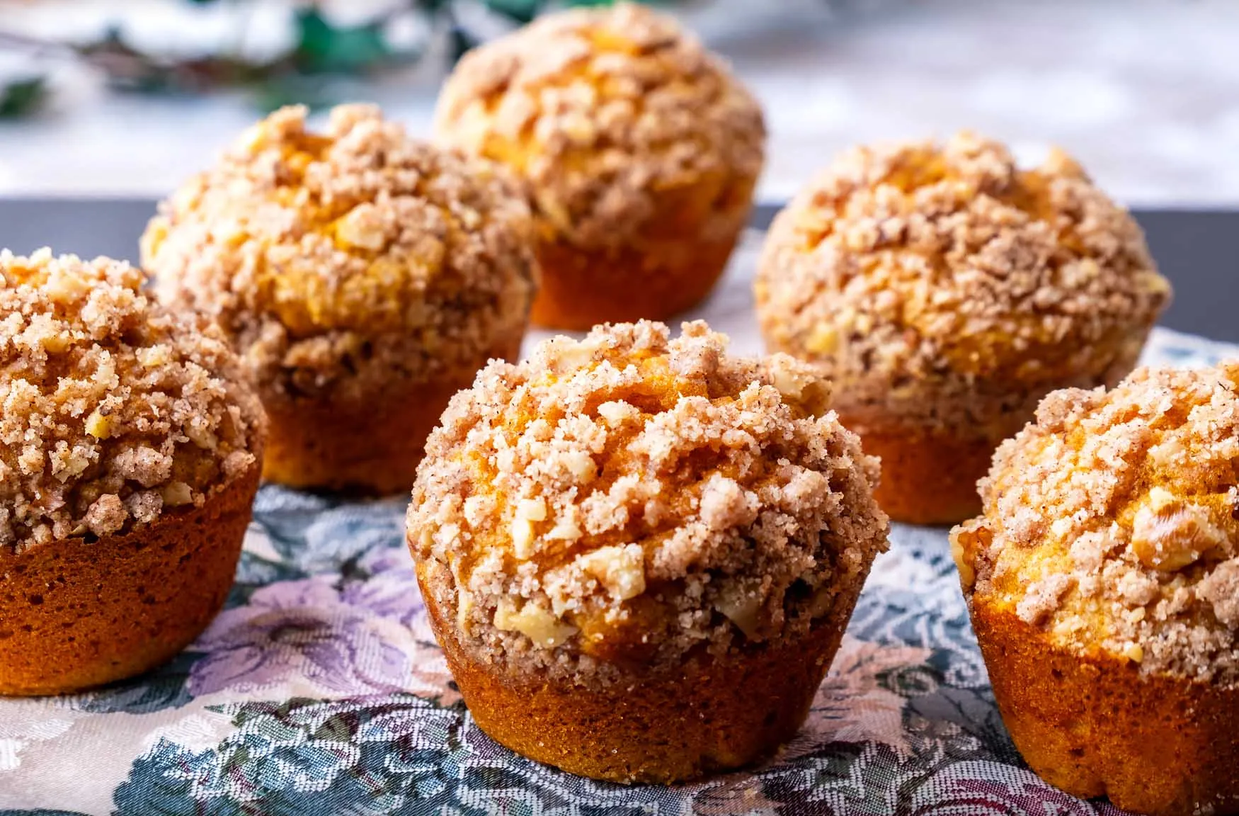 RECIPE: Easy Pumpkin Spice Muffins with Walnut Streusel Topping
