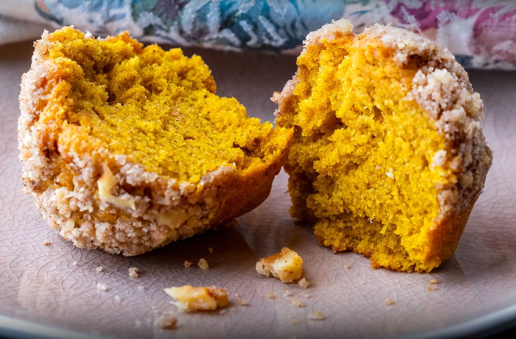 RECIPE: Easy Pumpkin Spice Muffins with Walnut Streusel Topping - New England Innkeeper