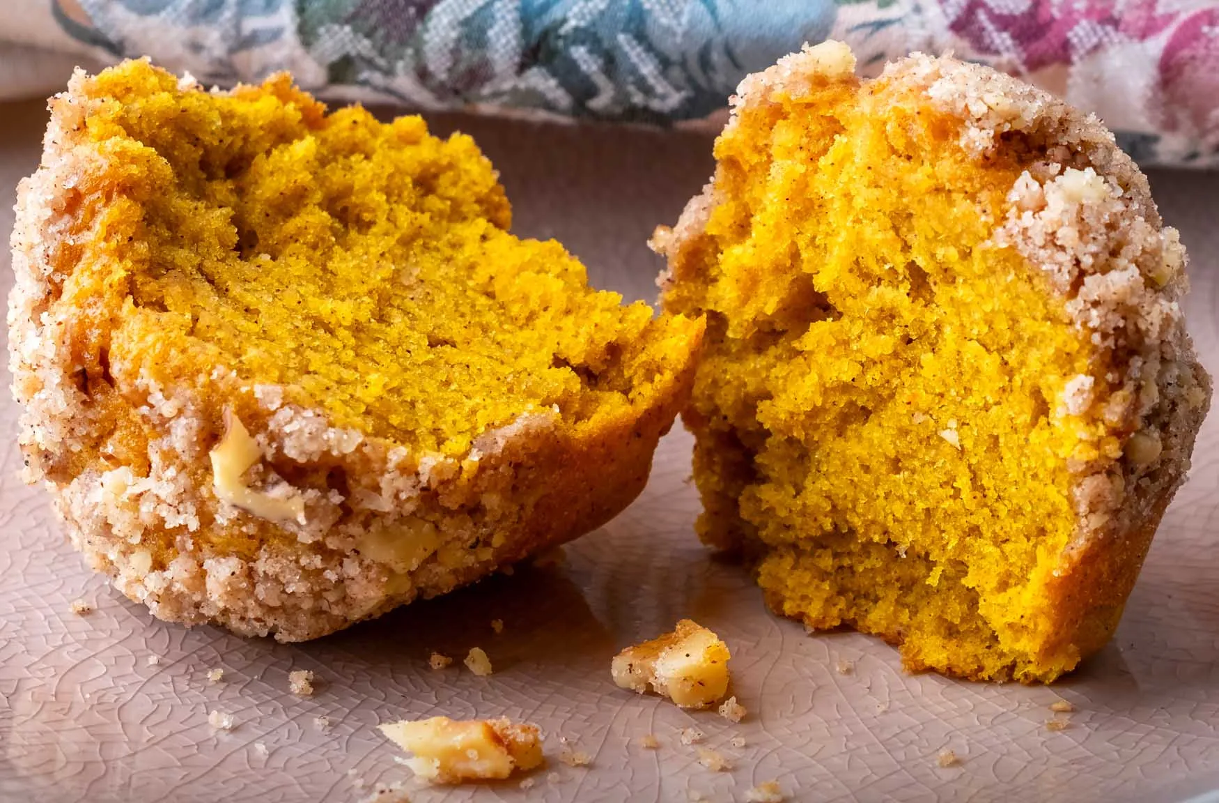 RECIPE: Easy Pumpkin Spice Muffins with Walnut Streusel Topping