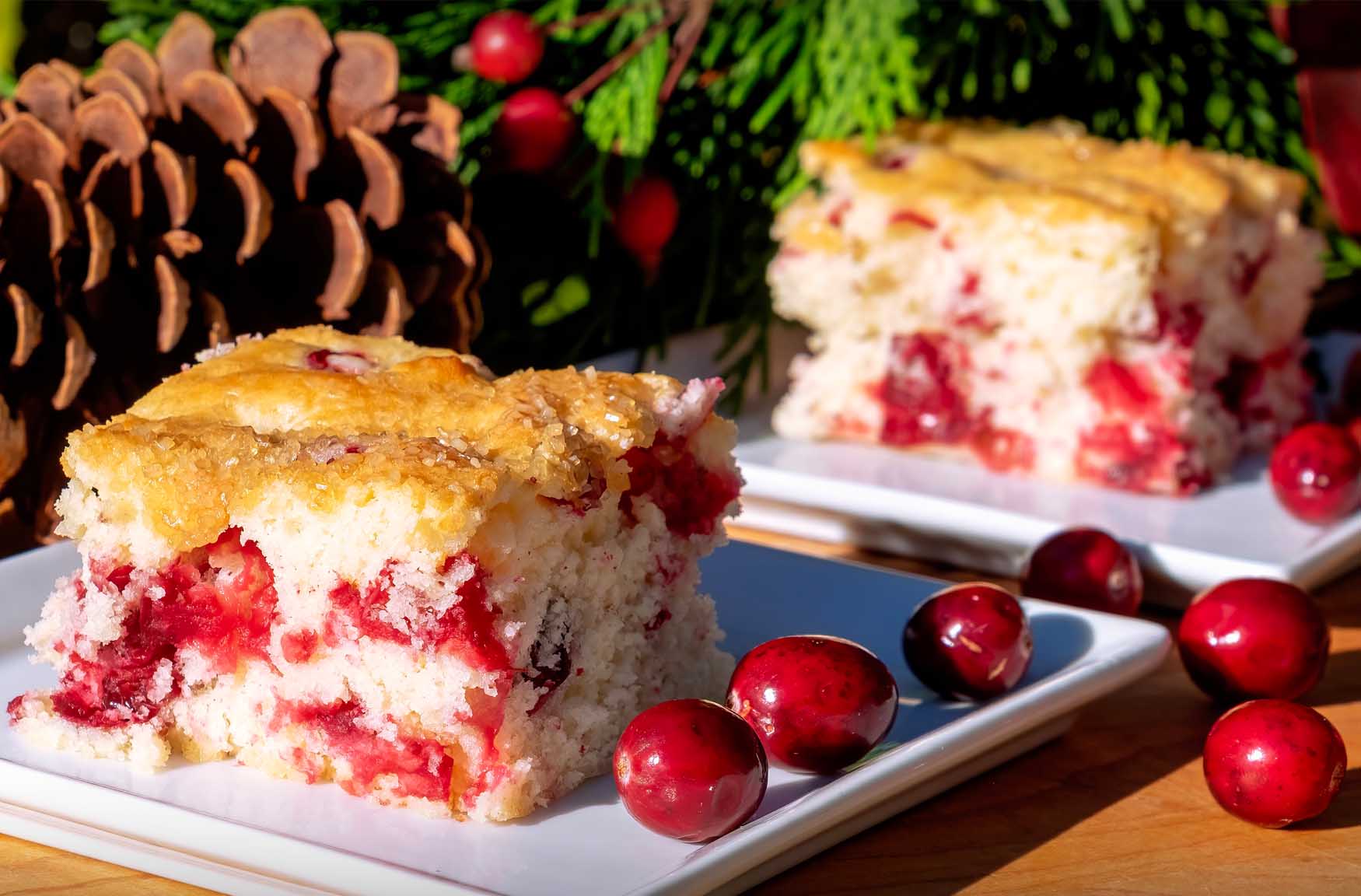 Recipe for Cape Cod Cranberry Orange Breakfast Cake